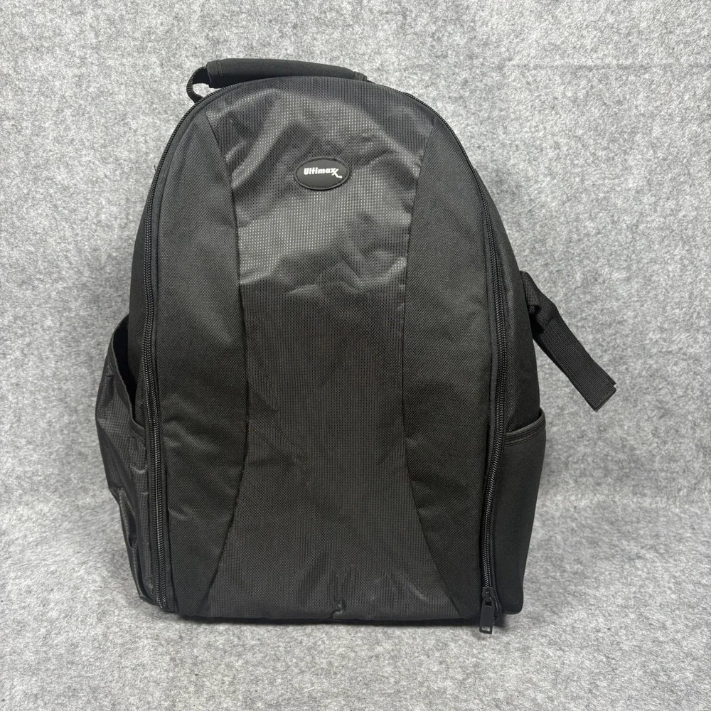 Ultimax Professional Camera Backpack OS Black Padded Gear Storage